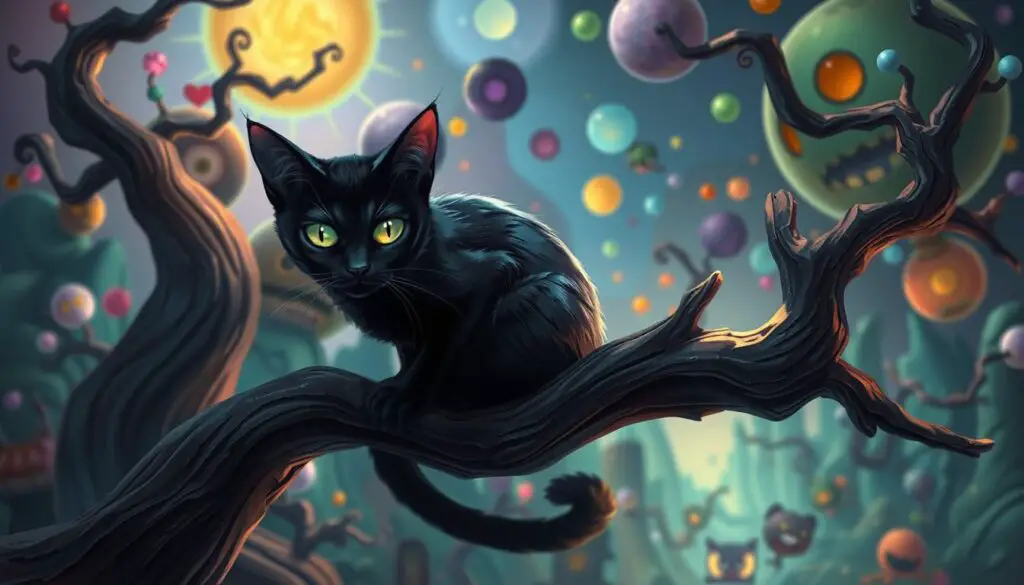 Coraline cat trickster qualities