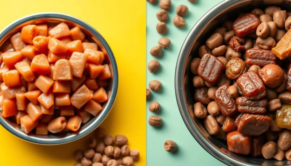 wet vs dry cat and dog food