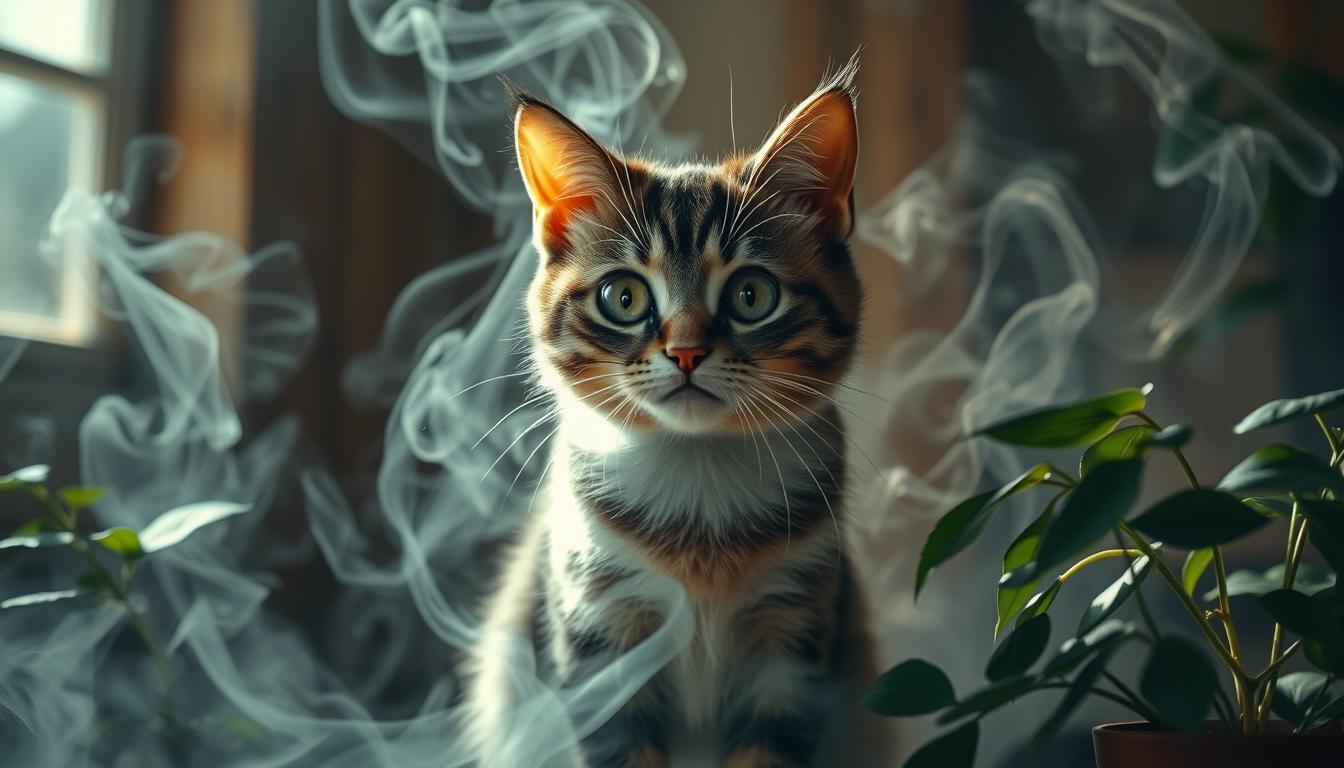 Can cats get asthma from smoke