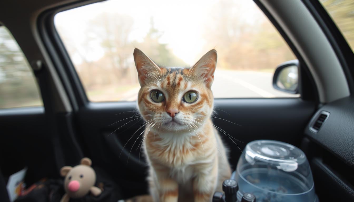 Can cats get car sick and throw up