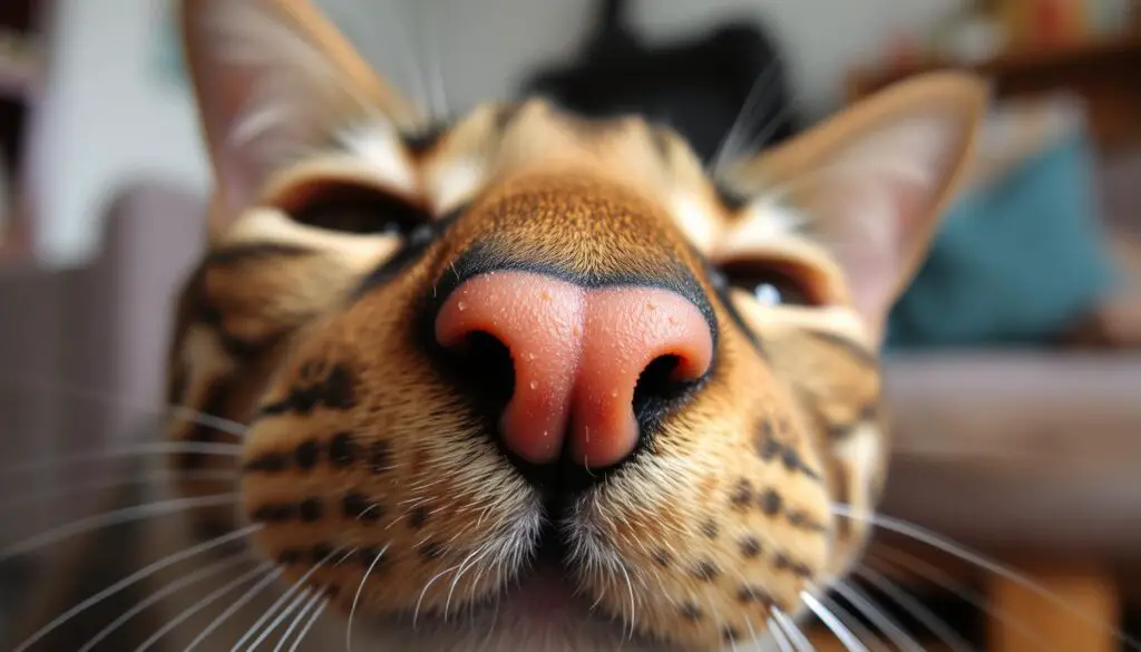 Causes of nose moles in cats