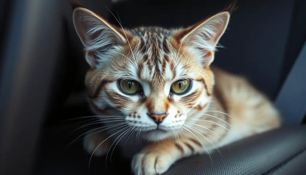 Common signs your cat is experiencing car sickness