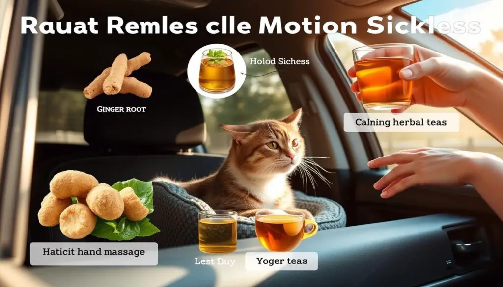 Feline motion sickness remedies