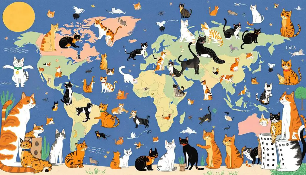 Global number of cats