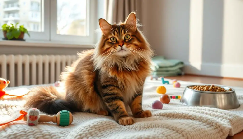 Healthy Maine Coon weight