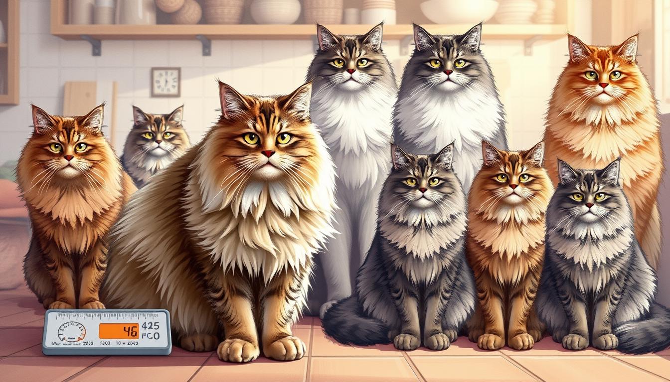 How big do Maine Coon cats get weight