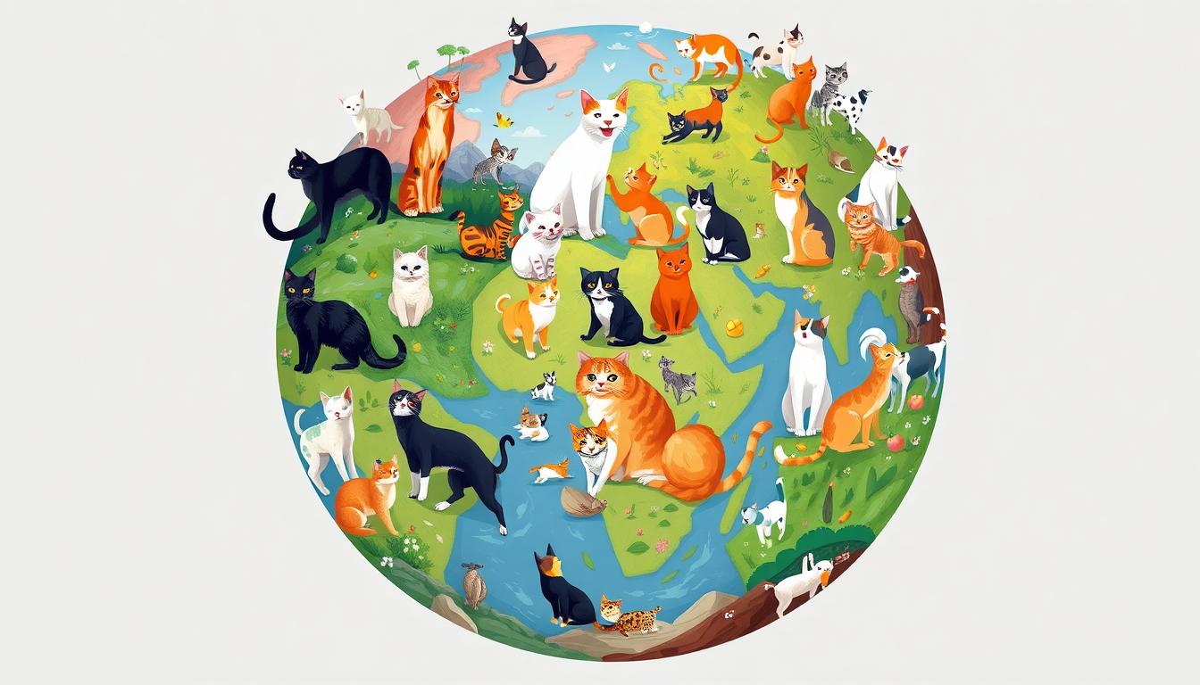 How many cats are in the world