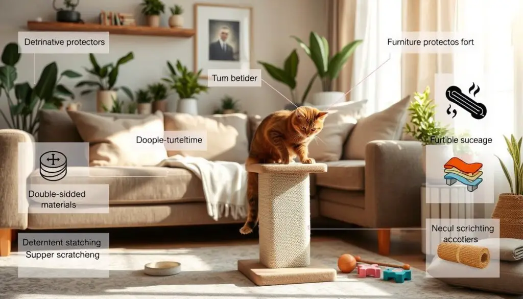 How to keep cats from scratching furniture