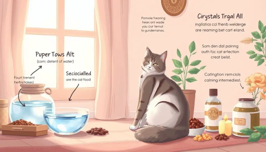 Managing cat crystals