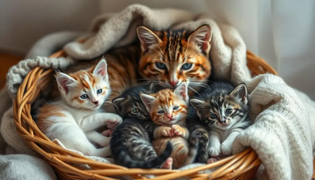 Multiple paternity in feline litters