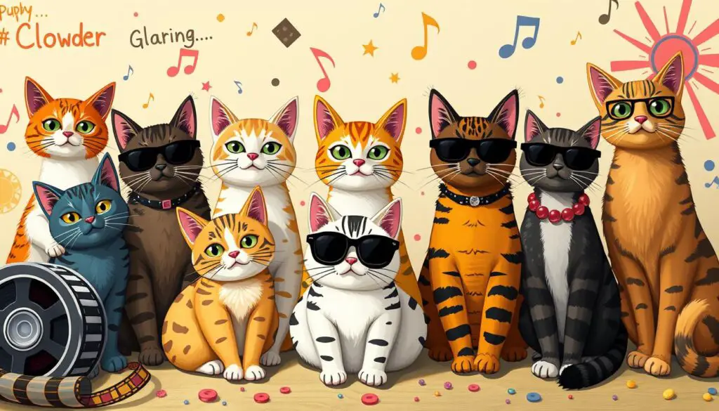 Popular culture's influence on cat group names