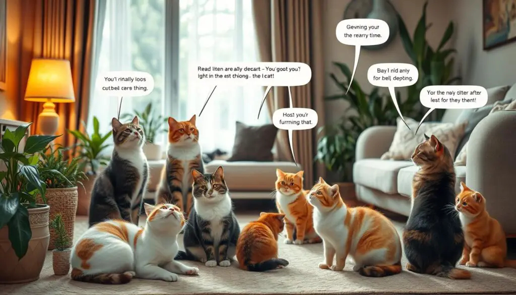 cat communication in environment