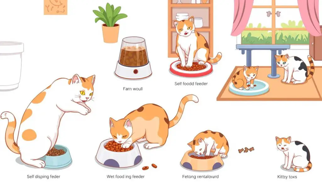 cat feeding methods