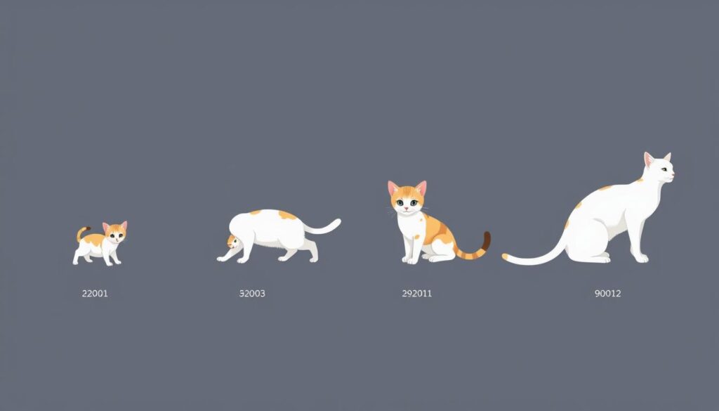 cat growth timeline