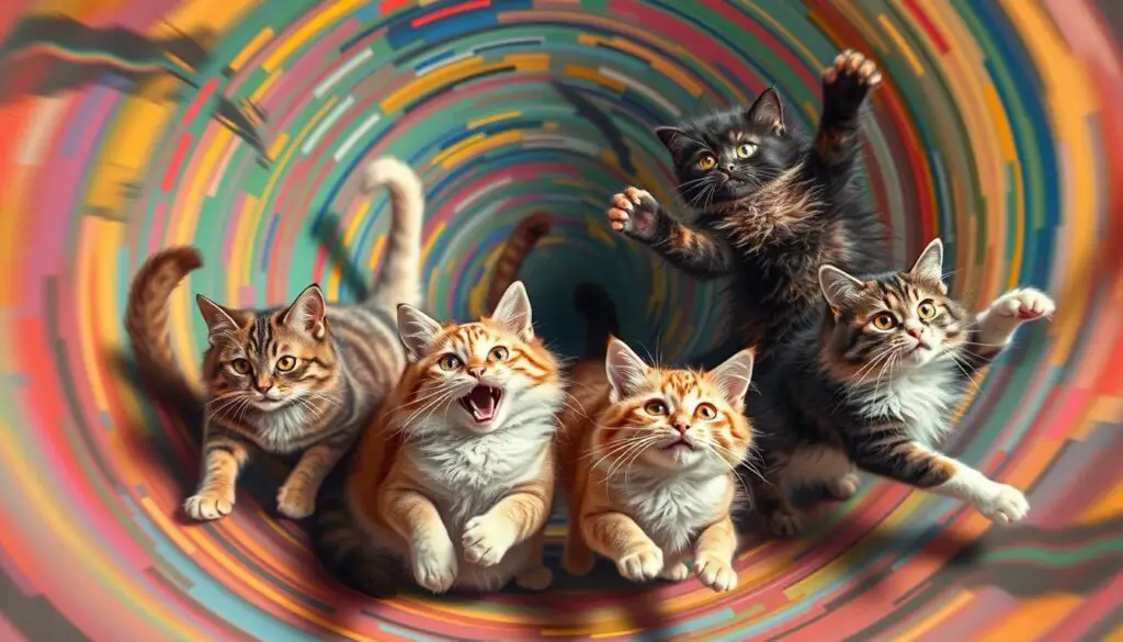 cats spinning dizziness