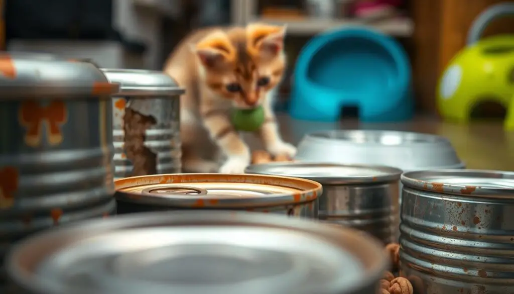 dented cans and pet health