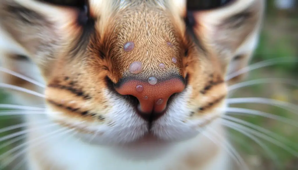 feline nose moles