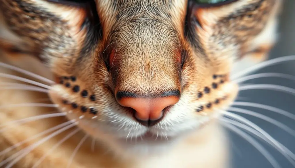 feline nose moles