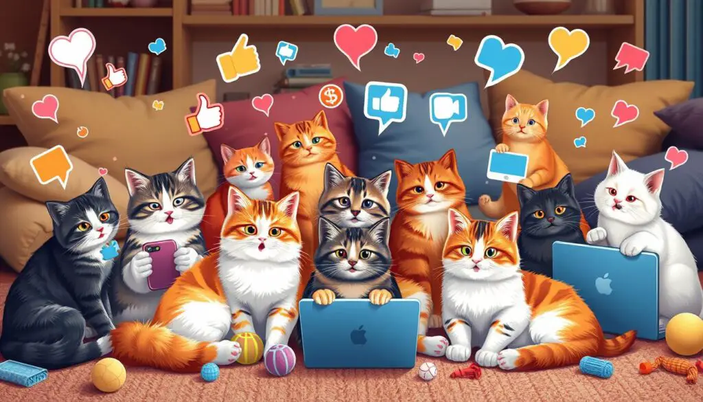 social media cat popularity