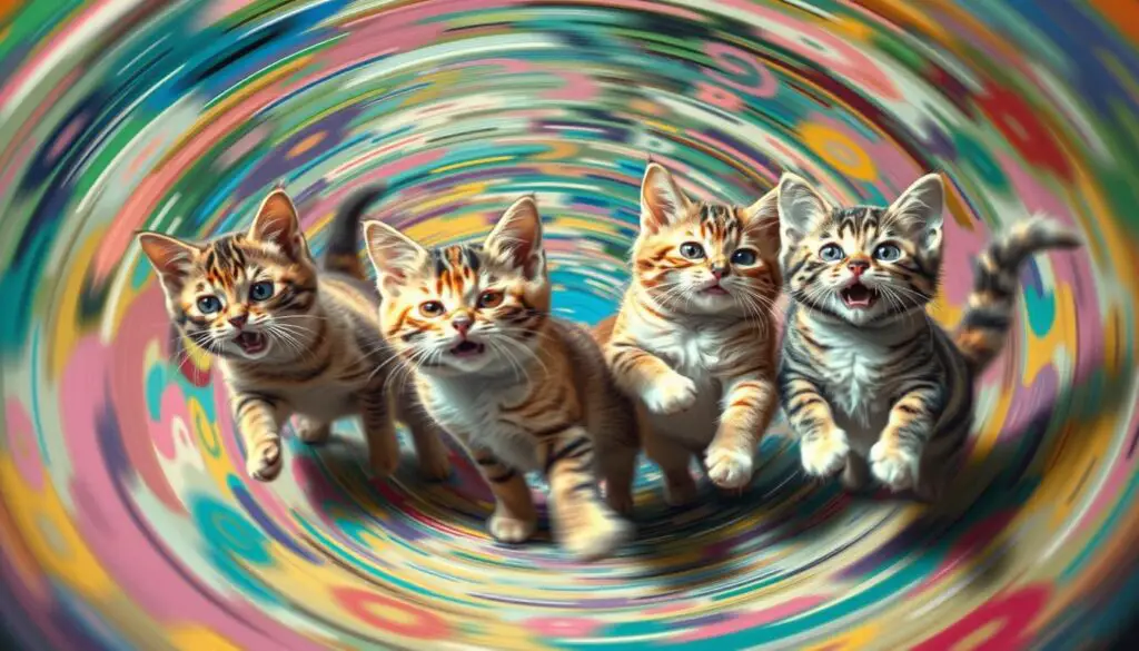 spinning affecting cats