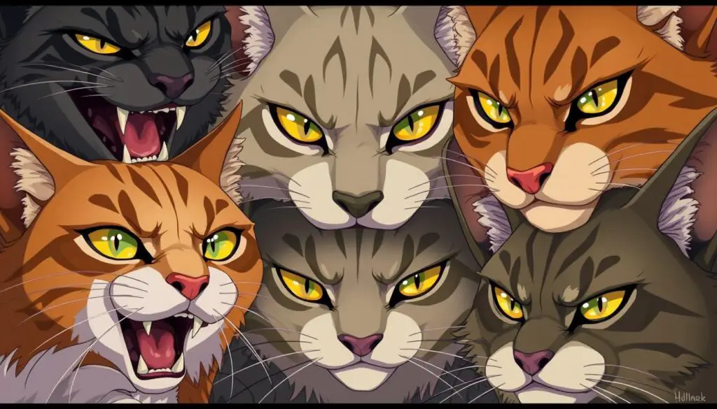 warrior cat facial expressions and eyes