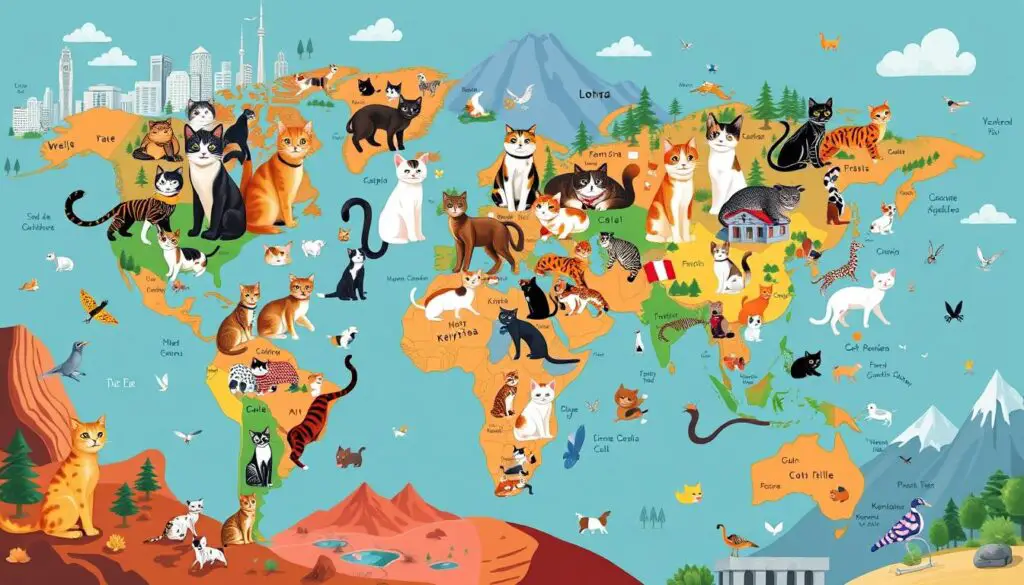 worldwide cat population